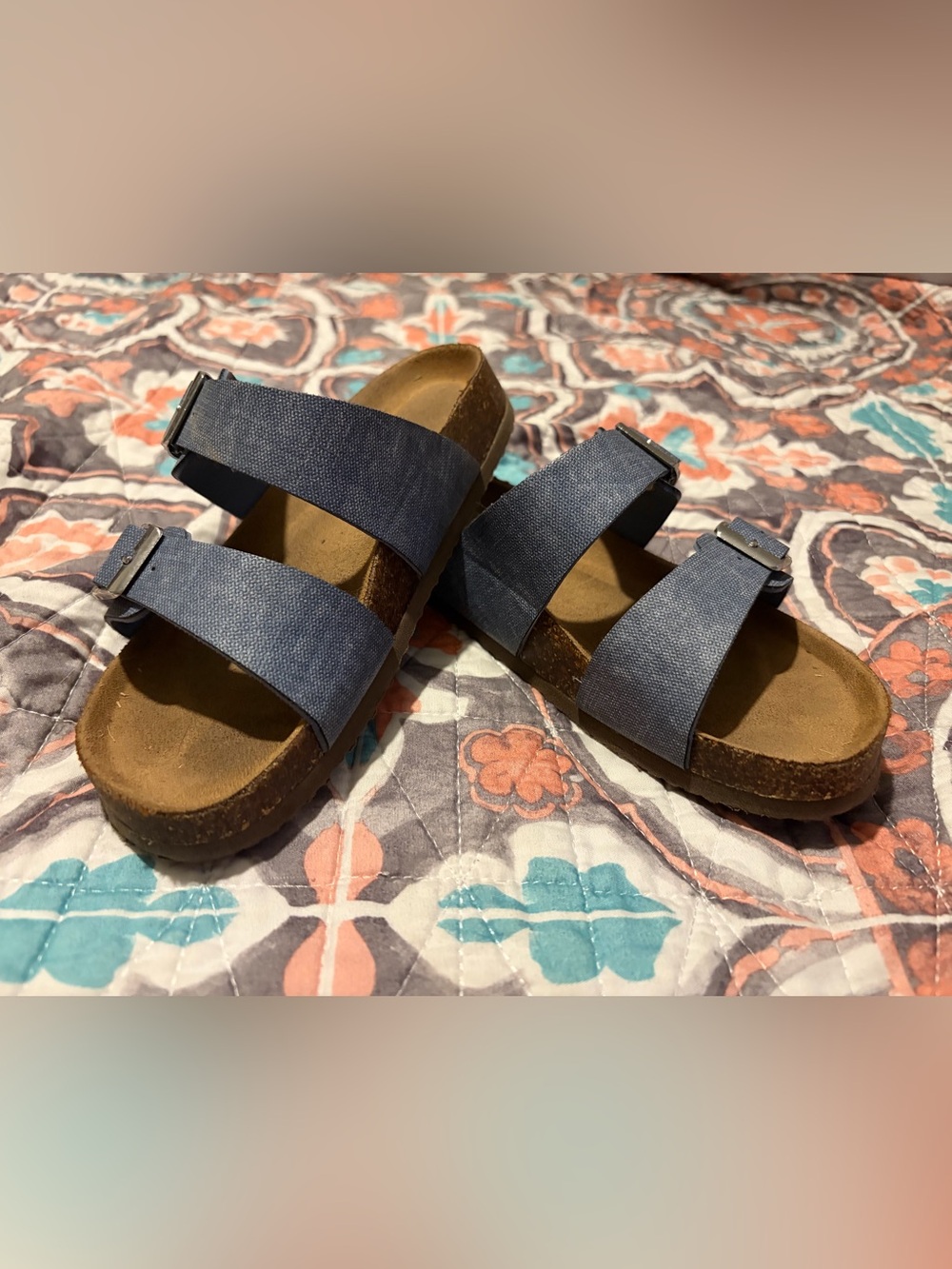 Girls Denim Blue Sandal